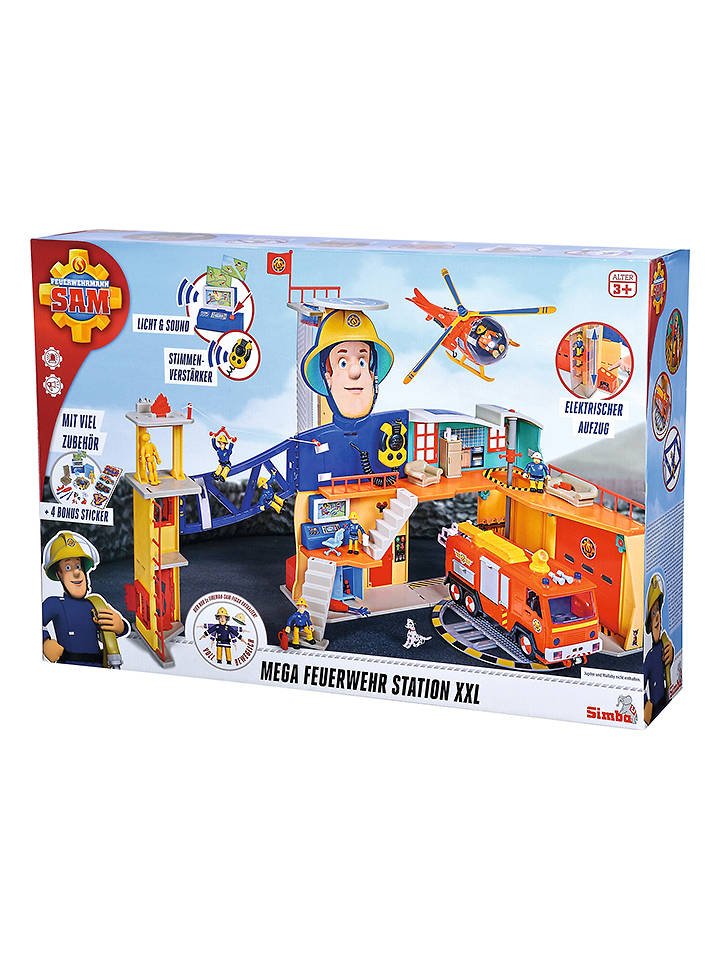 Feuerwehrmann Sam Spielset "Mega-Feuerwehrstation XXL" - ab 3 Jahren - onesize