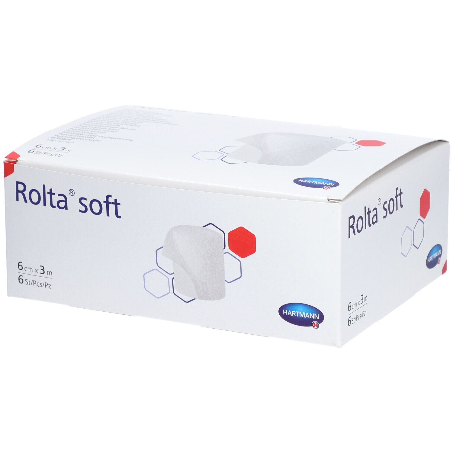Rolta soft synth.-Wattebinde 6 cmx3 m St Binden
