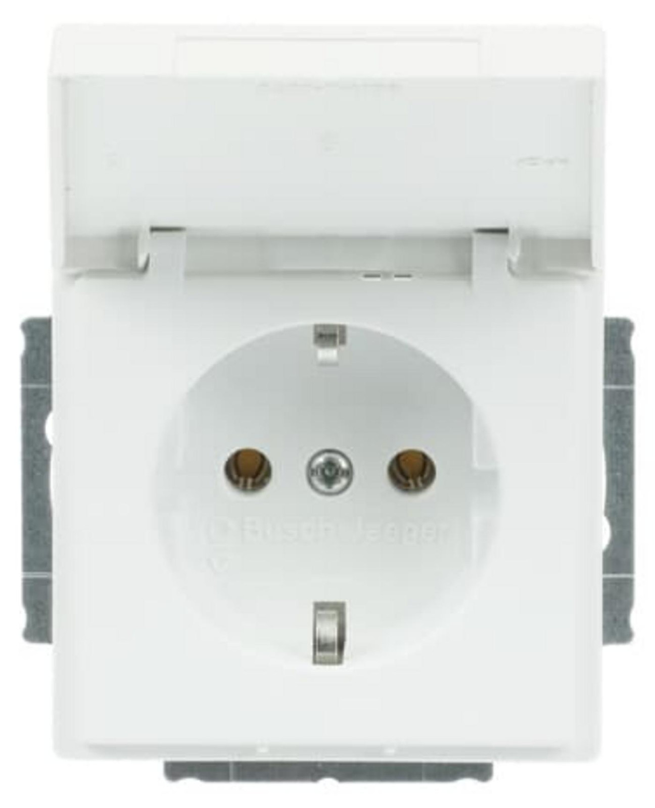 Busch-Jaeger BJ Schuko stopcontact met klapdeksel EUK-884