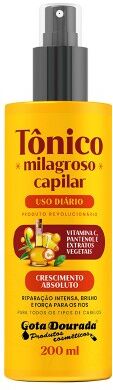 Gota Dourada Tônico Milagroso Capilar 200ml