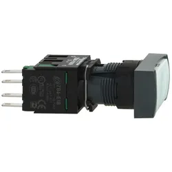 Schneider Electric XB6DA11B Drucktaster, weiß Ø 16, flach, ohne Rastung, 1S