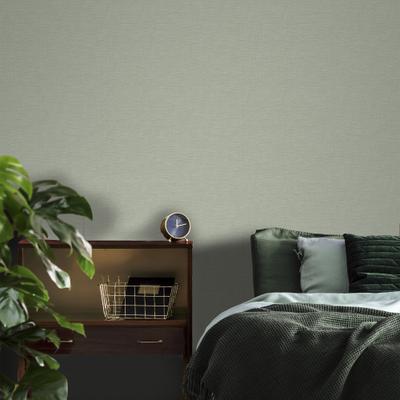 Vliestapete WOW "YARN SAGE", grün, B:0,52m L:10m, Vlies, Tapeten, Design Tapeten