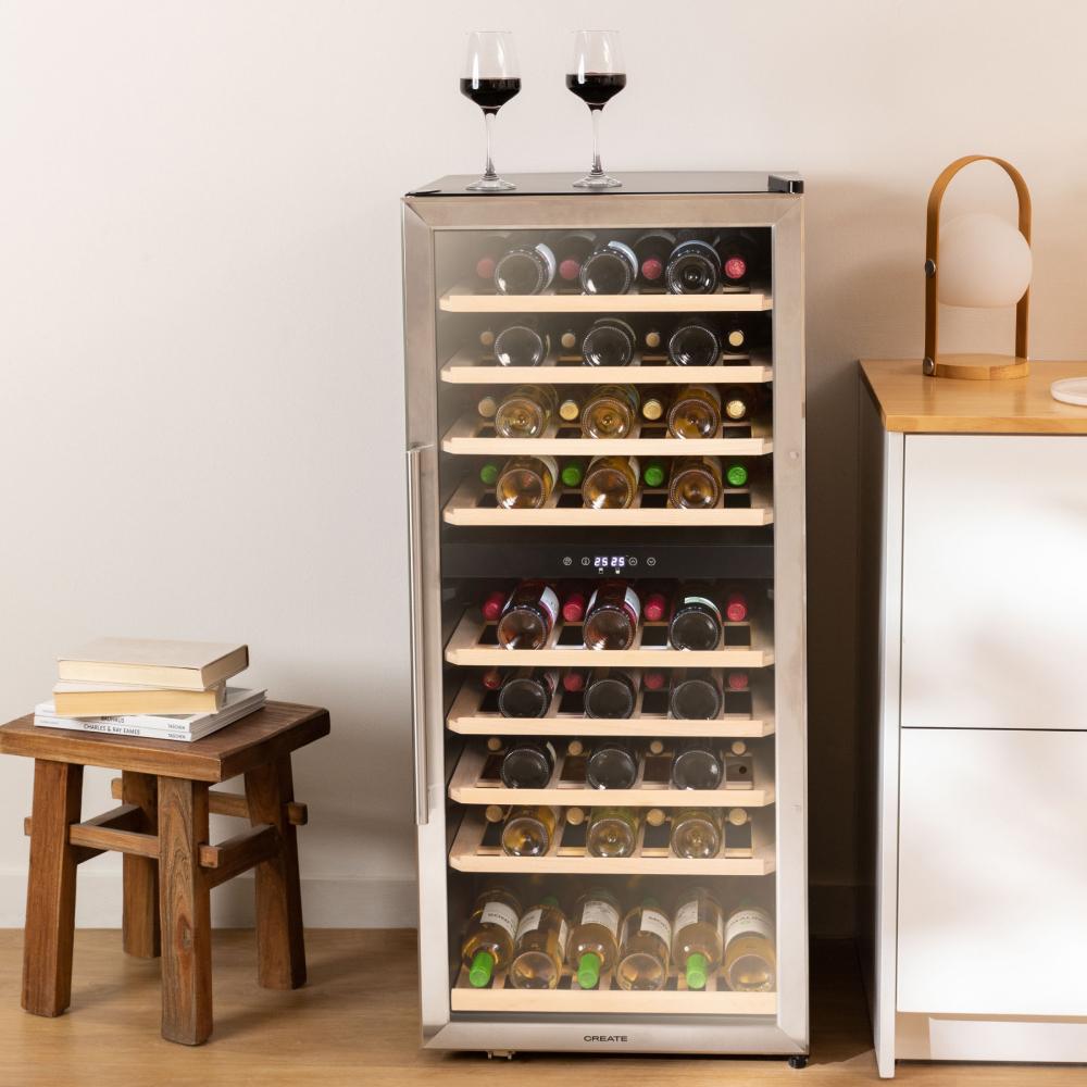 CREATE - WINECOOLER XXL - Weinkühlschrank für 70 Flaschen