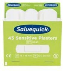 SALVEQUICK Nachfüllpackung 6x43 Pflaster Sensitive (6943)