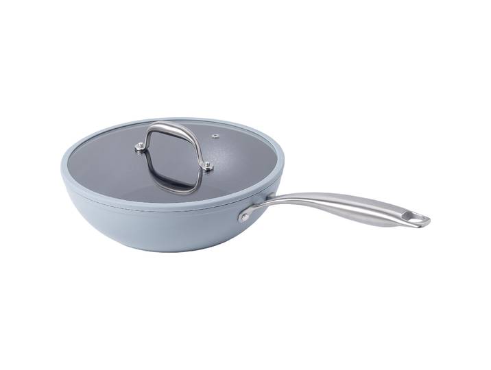 Bratpfanne Colori grau / schwarz Aluminium D 26 cm