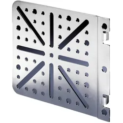 Rittal Montageplatte, Serverschrank Zubehör, Silber