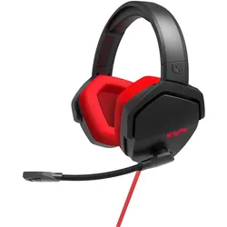 Energy Sistem Headset ESG 4 Surround 7.1 Red, Špičkový herní headset se systémy 7.1 Virtual Surroun (Kabelgebunden), Gaming Headset, Schwarz, Rot