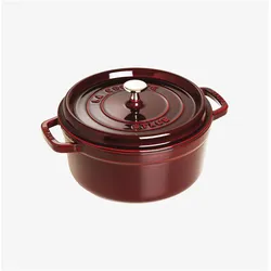 Staub Bräter dunkelrot, Pfanne + Kochtopf, Rot