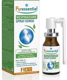 Puressentiel Spray Garganta 4 Aceites esenciales 15 ml