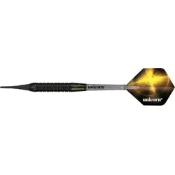 UNICORN Dartpfeil Unicorn Black Brass Gary Anderson Soft Darts, Größe ONE SIZE in Schwarz Schwarz