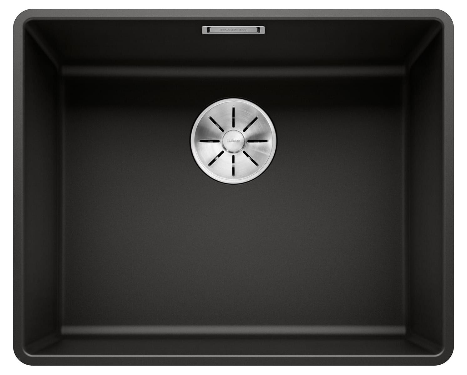 Blanco Subline 500-F Silgranit spoelbak zwart