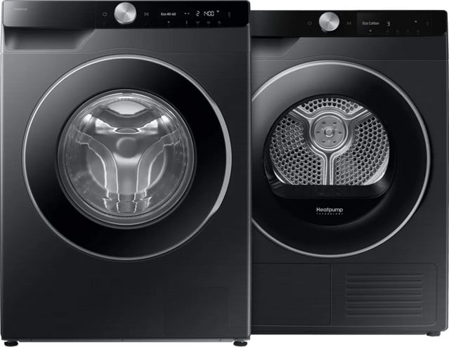 Samsung AI Wash WW11DG6B85LB en AI Dry DV90DG6845LBU3 Set