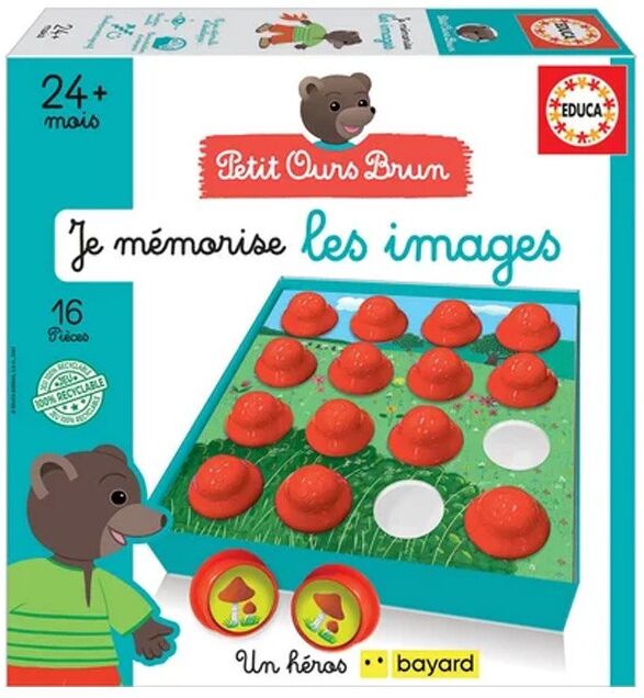 Educa Petit ours brun - Je mémorise les images