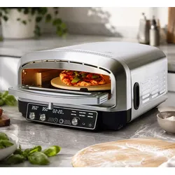 Kopp Edelstahl-Pizzaofen mit rotierendem Pizzastein