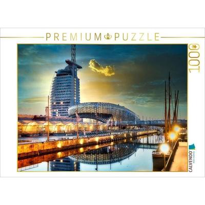 CALVENDO Puzzle 'Klimahaus Bremerhaven 8° Ost' / 'Hotel Sali City' | 1000 Teile Lege-Größe 64x48cm Foto-Puzzle für glückliche Stunden
