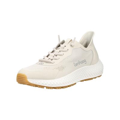 Sneaker TENHAAG "Tenhaag Sneaker Mesh", Damen, Gr. 39, beige, Textil, Schuhe Sneaker