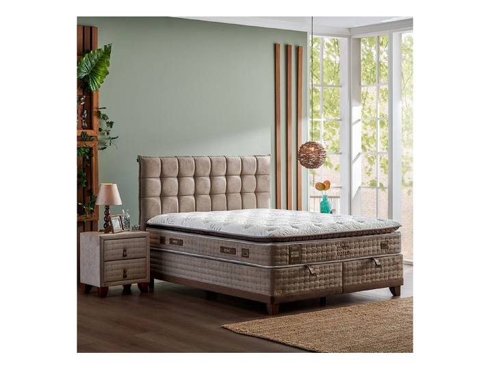 Bambi Boxspringbett Schlafzimmer Set Boxbett 180x200 - 140x200 Cotton Master