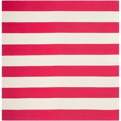 SAFAVIEH Handmade Montauk Caspian Stripe Cotton Flatweave Rug