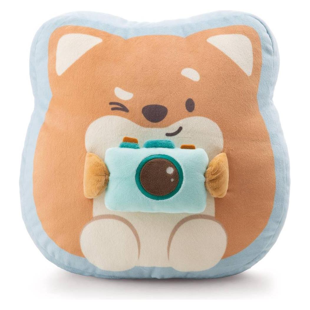 NICI Plüschkissen Hund Hiro mit Kamera (12 x 35 cm) (62393)