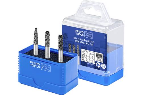 PFERD TOOLS 21901805 Frässtift-Set Produktabmessung, Ø 6mm Schaftdurchmesser 6mm