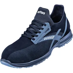 Atlas, Sicherheitsschuhe, Sicherheits-Halbschuh S3 ESD RUNNER 95, black, Gr.39 (S3, 39)