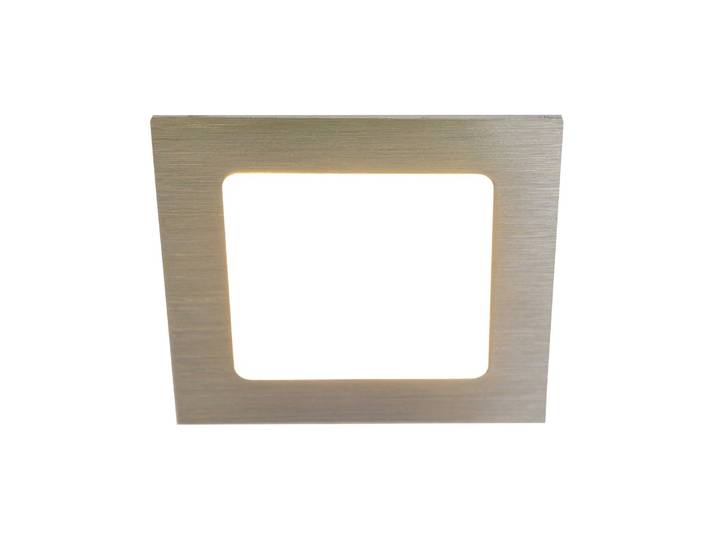 Hera LED-leuchte FAQ 68 edelstahl 4W 4.000K 68, dimmbar, alu / grau / zink, für Wohn- / Esszimmer, Kunststoff, Modern,