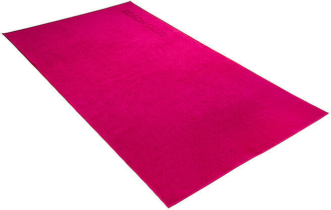 VOSSEN Velour-Strandtuch Beach Club 100x180cm beere W