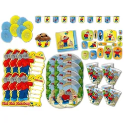 Kidomio Benjamin Blümchen – Partybox, 111-teilig (111 Stk.)