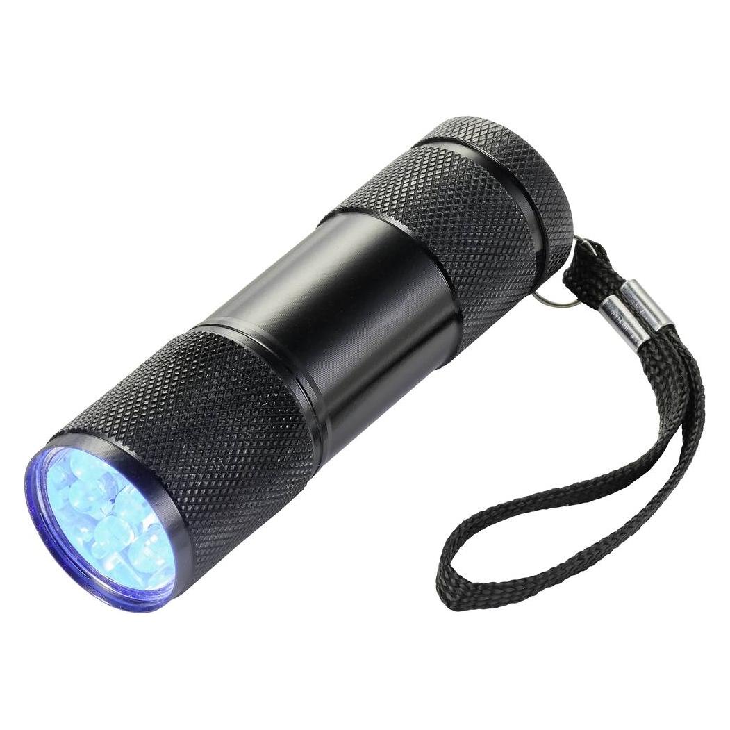 UV-LED Handlampe mit Handschlaufe batteriebetrieben 36 g (8.70 cm) (SP-FL9UVA-01F)
