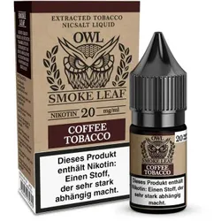 OWL Smoke Leaf Coffee Tobacco NicSalt Liquid 10ml / 20mg