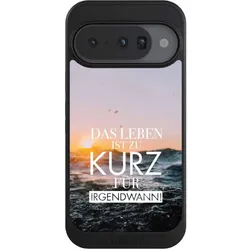 Nivocase Hülle für Google Pixel 10 Handyhülle NIVOcore Case Schwarz Meer Statement Spruch (Google Pixel 10), Smartphone Hülle, Schwarz
