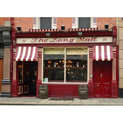 Fototapete PAPERMOON "The Long Hall Pub", bunt, B:2,5m L:1,86m, Vlies, Tapeten