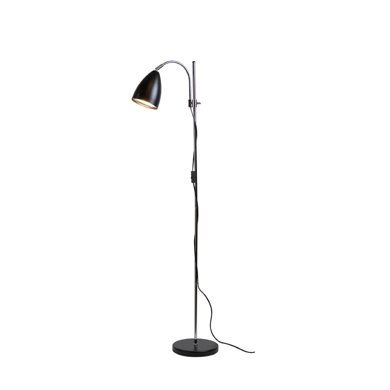 Belid Sway Vloerlamp Zwart/Chroom voor de Woonkamer