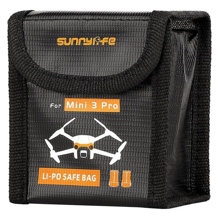 Sunnylife Battery Bag for Mini 3 Pro (for 2 batteries) MM3-DC385 (Drohnen Akku, DJI Mini 3 Pro) (MM3-DC385)