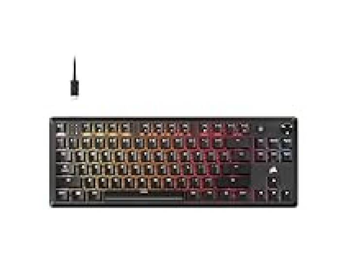 Corsair Clavier sans fil K70 noir QWERTY portugais - Marque EAN : 0840006684367