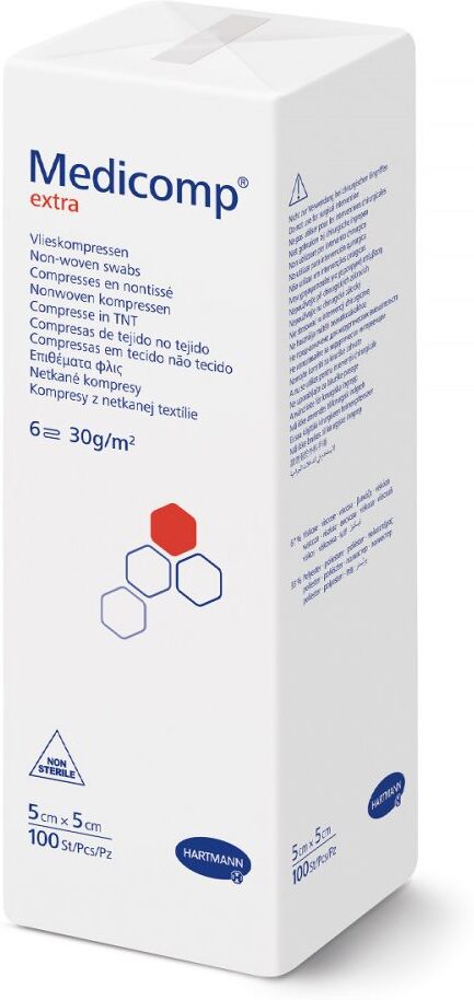 Medicomp Extra Kompressen 5x5 cm unsteril