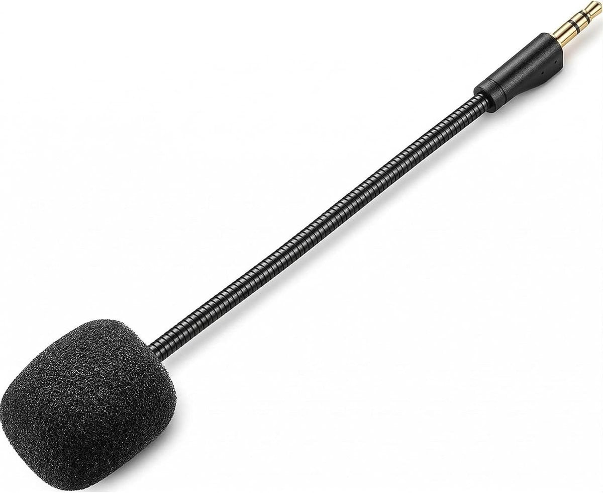 Verstelbare Gaming Microfoonarm met 3.5mm Stereo Jack voor Streaming en Opnames, Geschikt voor Headsets en Gaming Accessoires