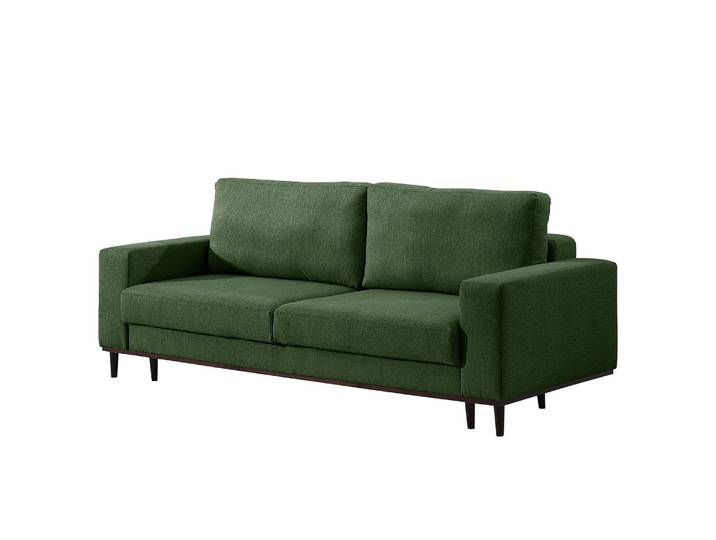 Schlafsofa Keluha Grün Webstoff Genia 246 x 102 x 100cm