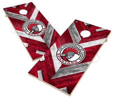 Skip's Garage Tampa Spartans Cornhole Board Set