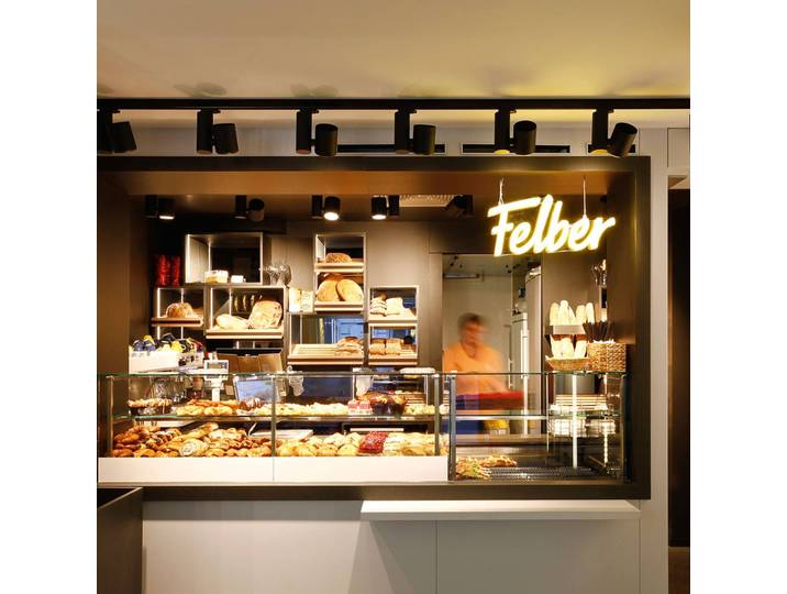 Egger Licht DLS LED-Schienenstrahler Kent Bakery, schwarz, 15° Bakery, schwarz, Aluminium