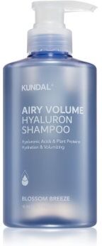 KUNDAL Airy Volume Hyaluron Shampoo champô hidratante para volume e brilho 500 ml. Airy Volume Hyaluron Shampoo