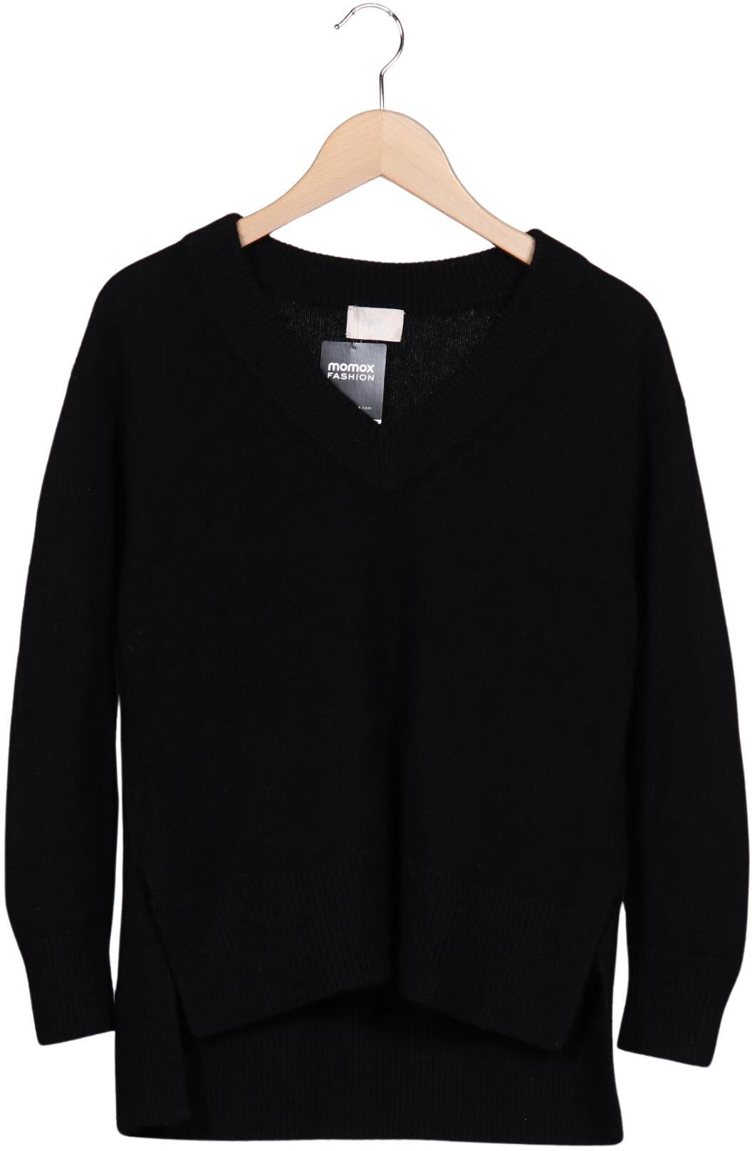 Mrs Hugs Damen Pullover, Schwarz, Gr. S, Kaschmir - Second Hand