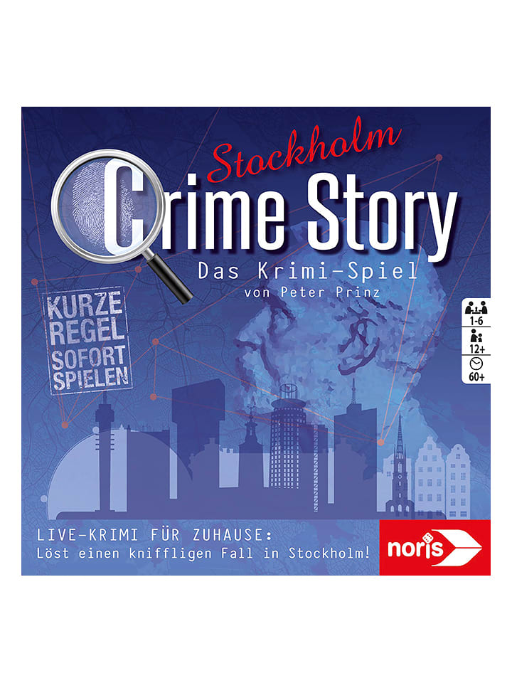 Noris Detektiv-Spiel "Crime Story - Stockholm" - ab 12 Jahren - onesize