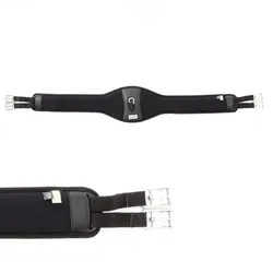Sattelgurt KV Memory Foam Comfort ohne Elast Langgurt black 135