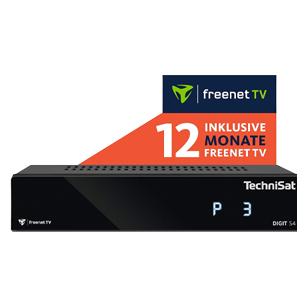 TechniSat DIGIT S4 freenet TV 12 Monate Black (DVB-S2) (69854596)