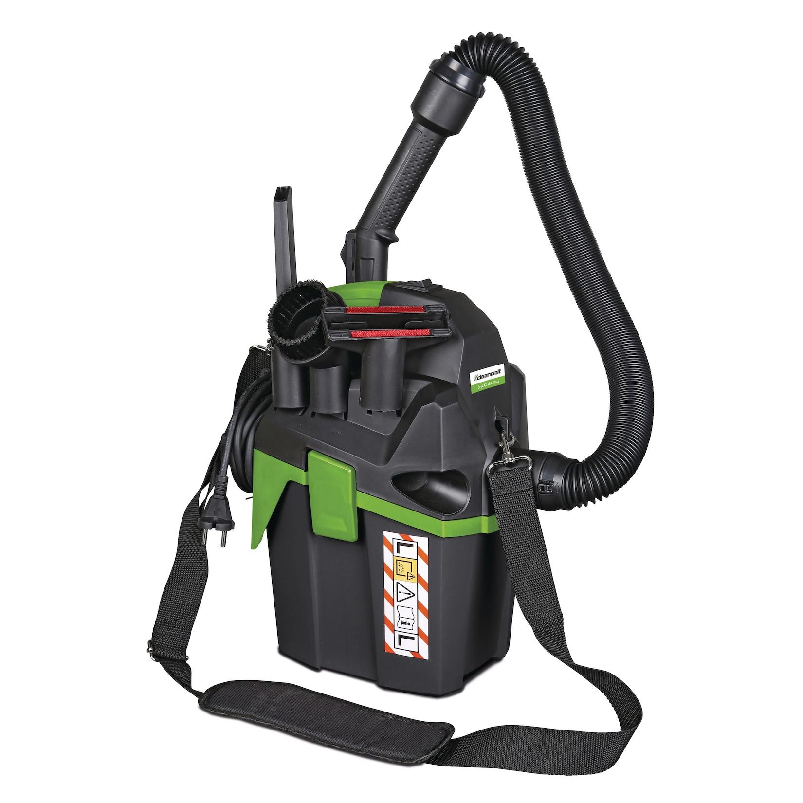 Cleancraft Trockensauger 16 L-Class Sauger praktischer Schultergurt Behälter 6 l