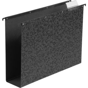 Elba Hängesammler Vertic, 400051508, A4, 80mm, schwarz, aus Karton, 10 Stück