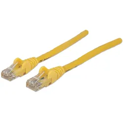 Intellinet Netzwerkkabel, Cat6, U/UTP, CCA, Cat6-kompatibel, RJ45-Stecker/RJ45-Stecker, 3,0 m, gelb