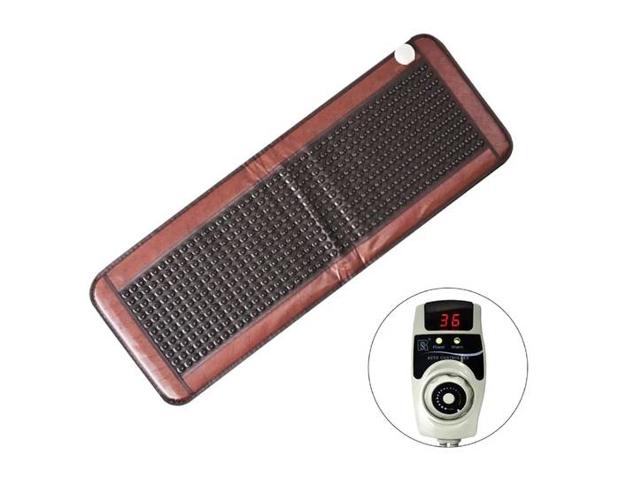 Polymère de massage électrique portable et durable, pierre chaude, Tourmaline, polymère chauffant, lit, canapé, coussin, matelas chauffant, minuterie intelligente