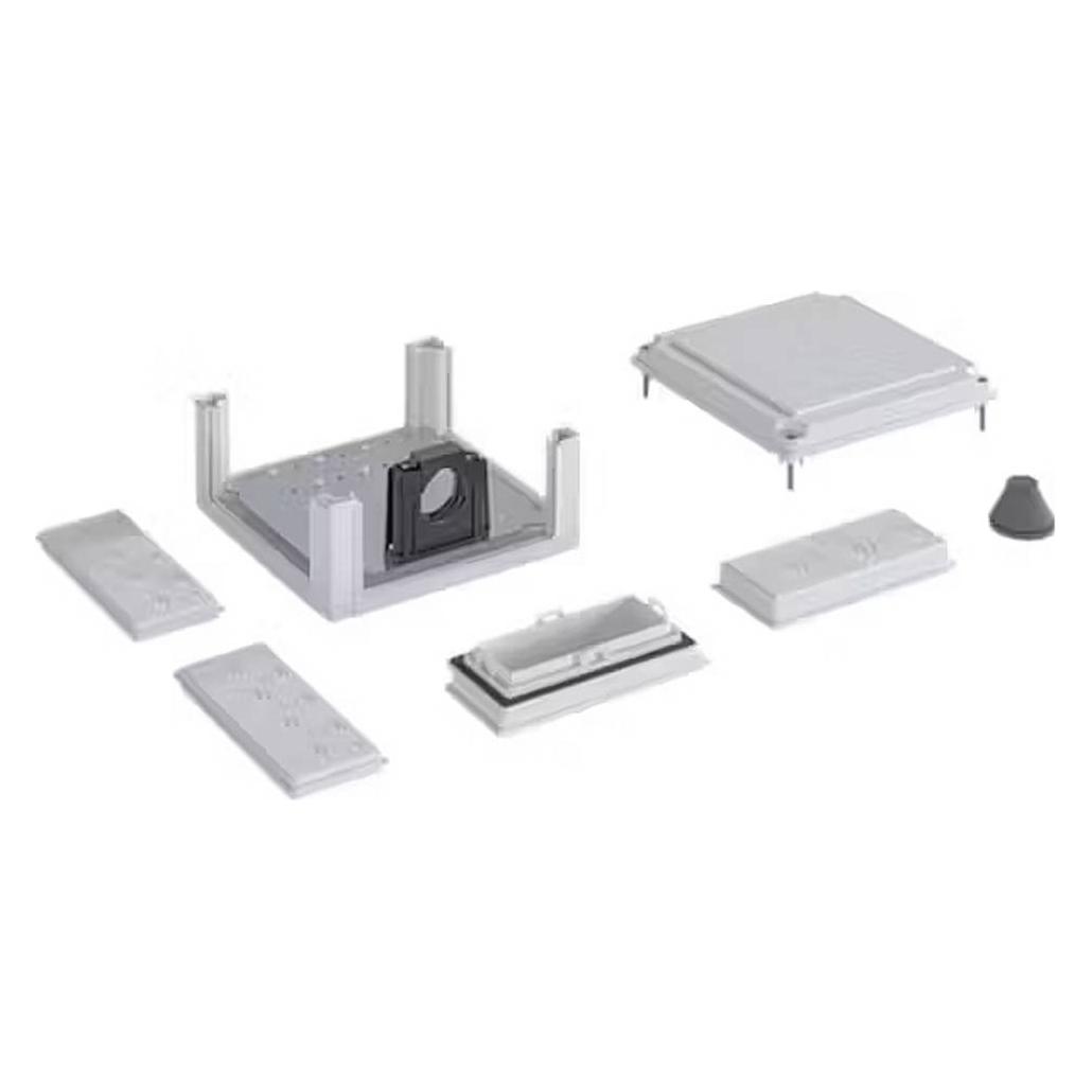 Hager HAG U84LM Kabelanschlusskasten, universZ, 324x307x149mm, SKII, für Stromwandler (U84LM)